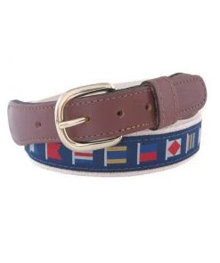 WEST MARINE Men's Code Flags Ribbon Belt