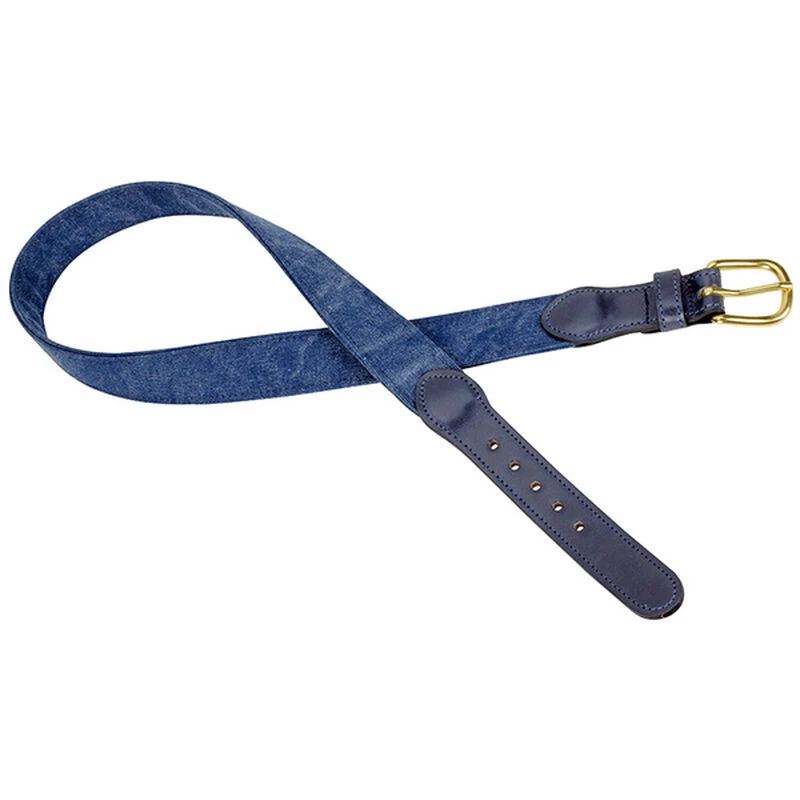 LEATHER MAN Men's Washed Canvas Belt - Image 2