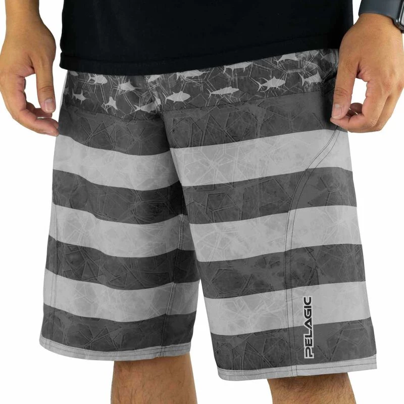PELAGIC Men's SHARKSKIN™ Americamo Board Shorts - Image 3