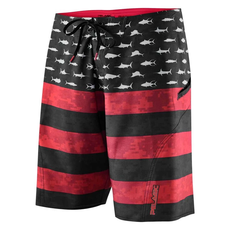 PELAGIC Men's SHARKSKIN™ Americamo Board Shorts - Image 4