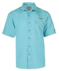 HOOK & TACKLE Men's Tamarindo UV Vented Fishing Shirt