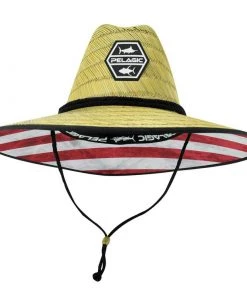 PELAGIC Men's Baja Americamo Straw Hat