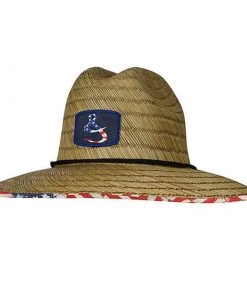 HOOK & TACKLE American Lifeguard Straw Fishing Hat