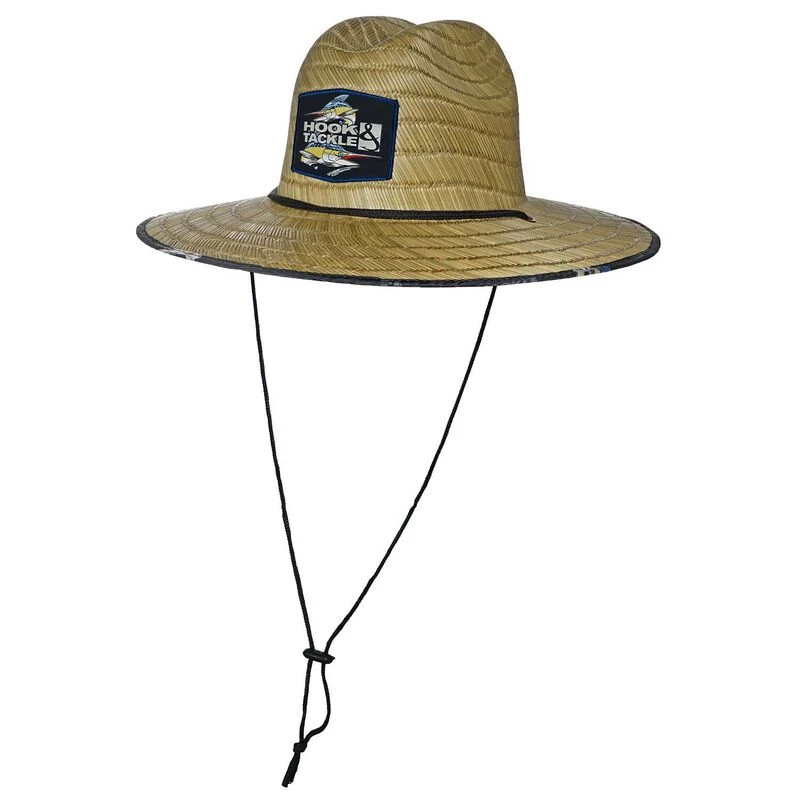 HOOK & TACKLE Marlin Lifeguard Straw Fishing Hat