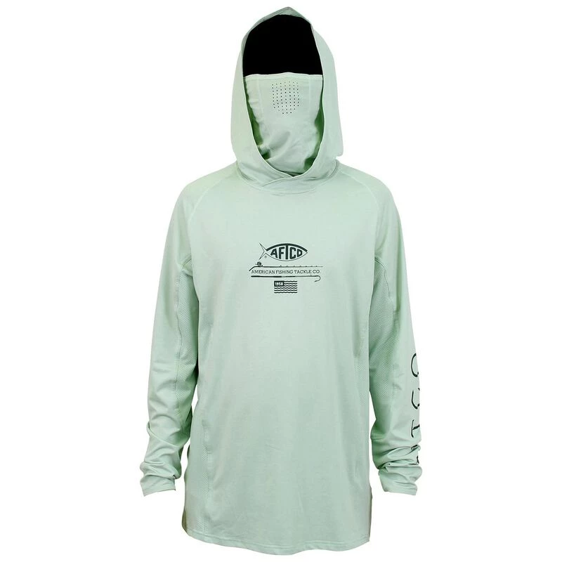 AFTCO Men's Barracuda Hooded Geo Cool Shirt - Image 2