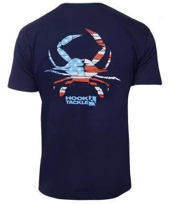 HOOK & TACKLE Men's Crabbin USA Shirt