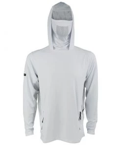 PELAGIC Men's Exo-Tech Performance Fishing Hooded Shirt