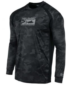 PELAGIC Men's VaporTek Fish Camo Tech Shirt