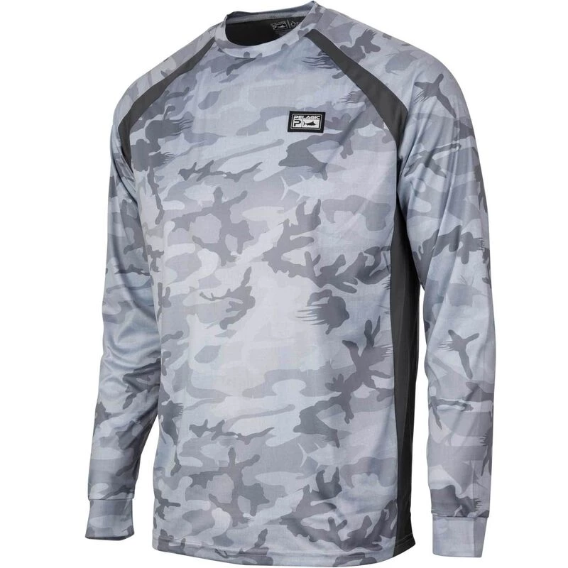 PELAGIC Men's VaporTek Fish Camo Tech Shirt - Image 2