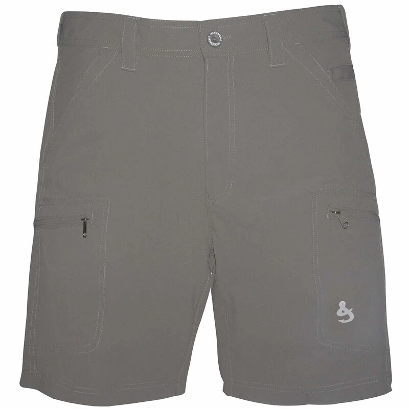 HOOK & TACKLE Men's Ripstop Driftwood Swim Trunks - Image 2