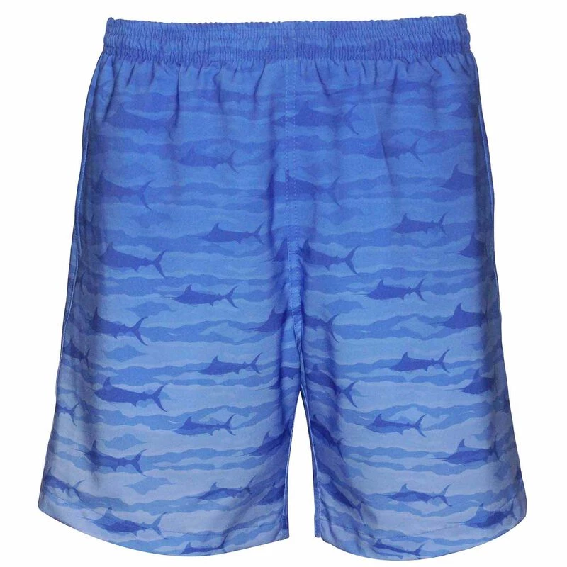 HOOK & TACKLE Men's Marlin Waters Swim Trunks