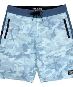 PELAGIC Men's Fish Camo Ocean Master Board Shorts