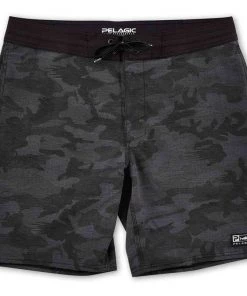 PELAGIC Men's Fish Camo Deep Drop Board Shorts
