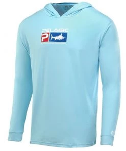 PELAGIC Men's Aquatek Deluxe Hooded Shirt