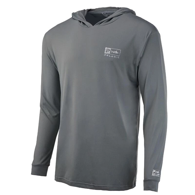 PELAGIC Men's Aquatek Icon Hooded Shirt