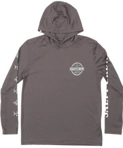 SALTY CREW Men's Deepsea Hooded Rash Guard