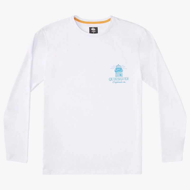 QUIKSILVER WATERMAN Men's Lighthouse Blues Rash Guard - Image 2