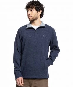QUIKSILVER WATERMAN Men's Pointsurf 1/2 Zip Fleece Pullover