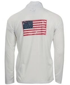 HIHO Men's US Fishing 1/2 Zip Shirt