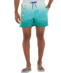 GUY HARVEY Men's Texture Mahi Swim Trunks