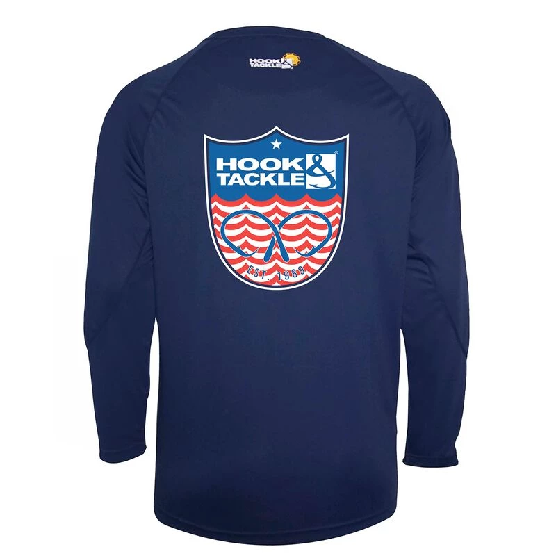 HOOK & TACKLE Men's Wavy Shield Tech Shirt