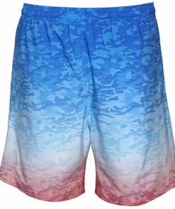 HOOK & TACKLE Men's Digicamo Gradient Swim Trunks