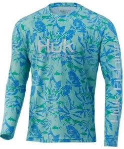 HUK Men's Ocean Palm Pursuit Shirt