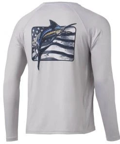 HUK Men's KC Americana Sushi Pursuit Shirt