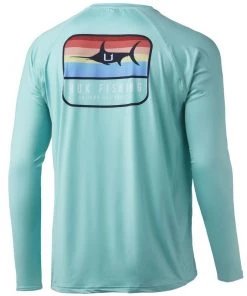 HUK Men's Sunset Marlin Pursuit Shirt
