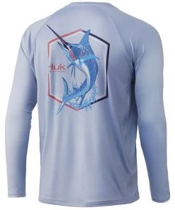 HUK Men's Angry Marlin Pursuit Shirt