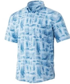 HUK Men's KC Kona Stamped Shirt