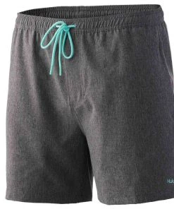 HUK Men's Lined Swim Trunks