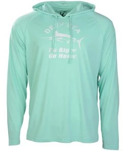 HIHO Men's Suntek Deep Sea Eli Hooded Shirt