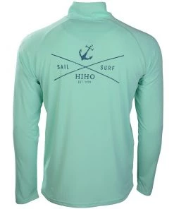 HIHO Men's Suntek Eli Anchor Hooded Shirt