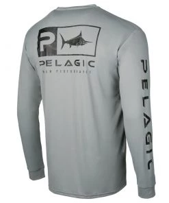 PELAGIC Men's Fish Camo Aquatek Icon Shirt
