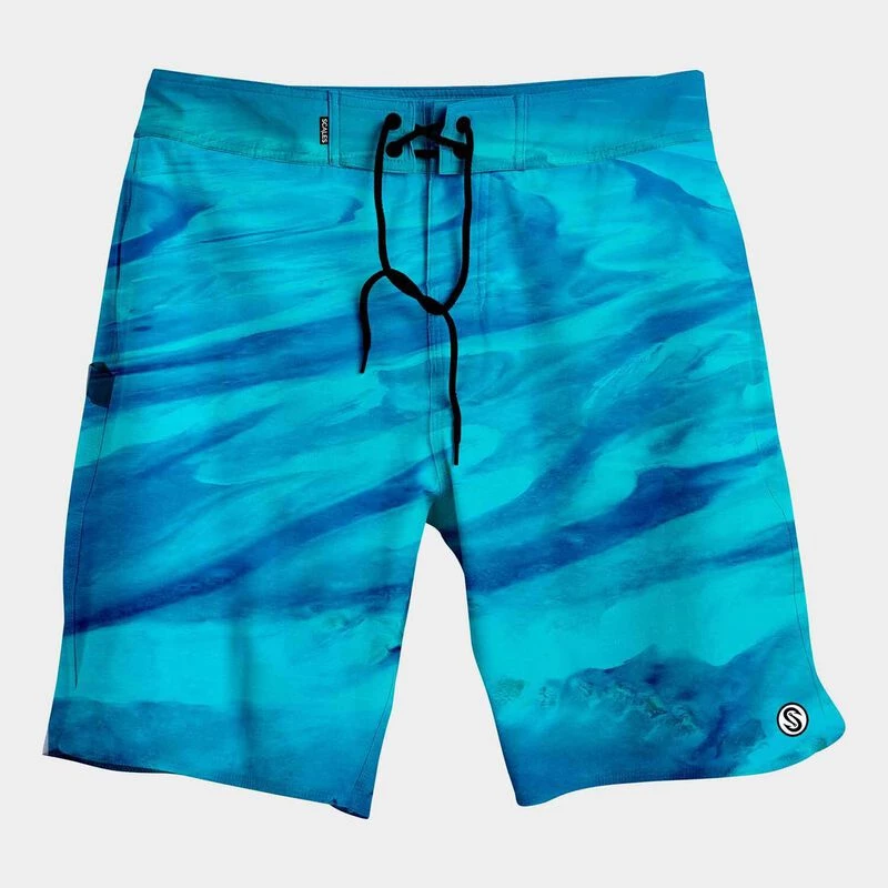 SCALES Men's First Mates Bahamas Current Board Shorts