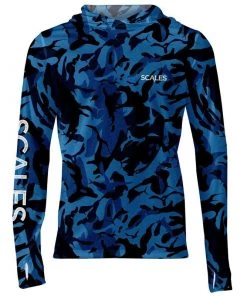 SCALES Men's Frigate Camo Pro Performance™ Hooded Shirt