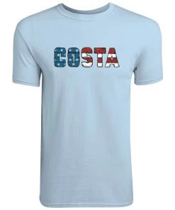 COSTA Men's Woodcut Logo Shirt
