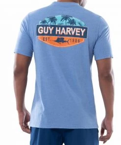 GUY HARVEY Men's Fishing Paradise Shirt