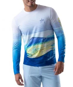 GUY HARVEY Men's Mahi Mahi Tech Shirt
