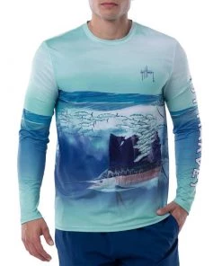 GUY HARVEY Men's Sail Patrol Tech Shirt