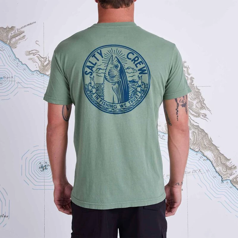 SALTY CREW Men's In Fishing We Trust Shirt