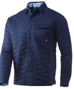 HUK Men's Tarpon Quilt Shacket